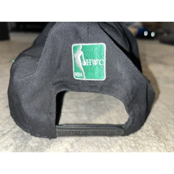 Boston Celtics Hardwood Classic Hat '47 brand Snapback Black Green One Size Mens - Picture 3 of 6
